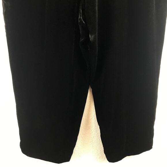 Eileen Fisher Woman Rayon Silk Velvet Pull-On Pants Pockets Black Plus Size 3X - Picture 10 of 13